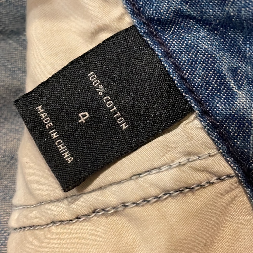 London Jean denim skirt with cargo pocket,size 4 - Picture 7 of 8